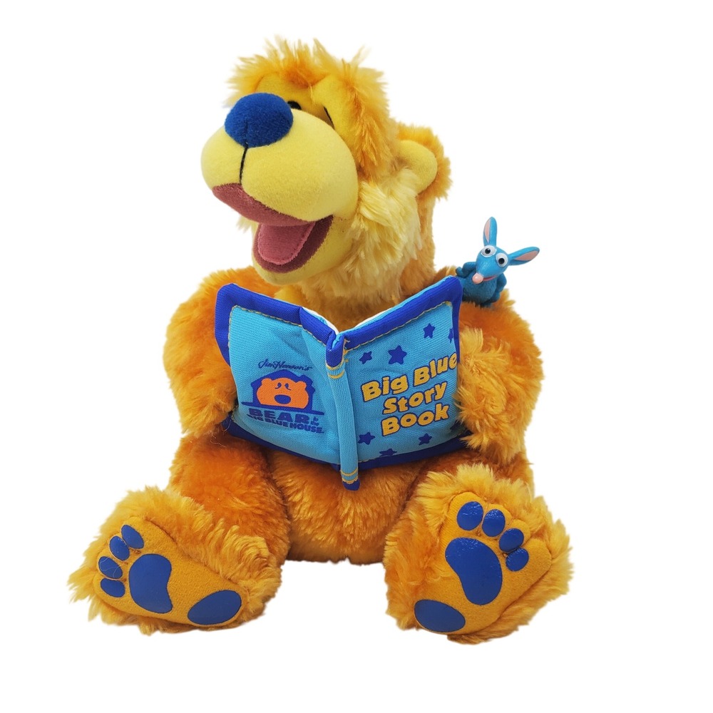 Fisher Price Bear In The Big Blue House Story Book Storytelling Plush Toy 2000